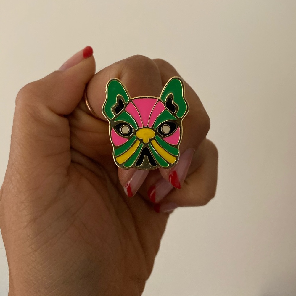 French Bulldog Statement Ring
